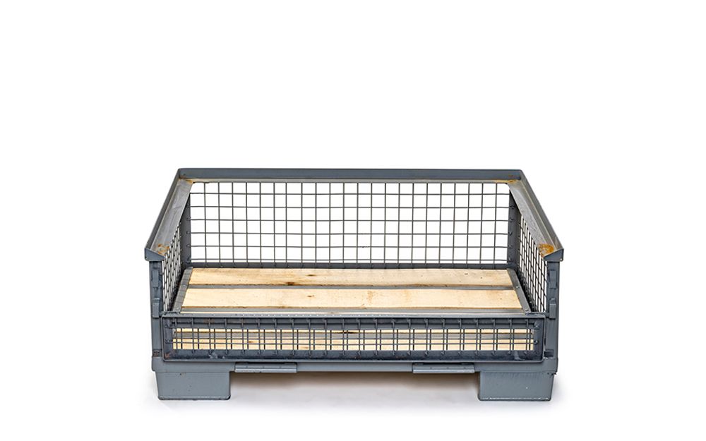 Kleine Gitterbox halbe Klappe